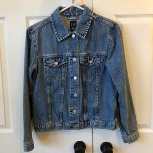 90s Vintage Gap Blue Jean Denim Jacket Size M